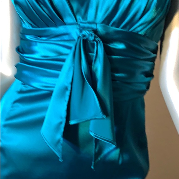 🌟HOST PICK✨Jessica Howard Formal Midi Dress Teal EUC - Picture 3 of 8